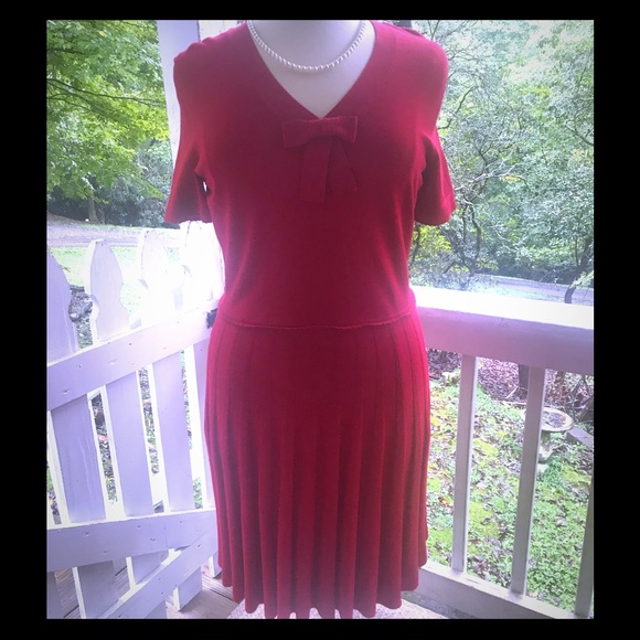 draper james sailor bow sweater dress